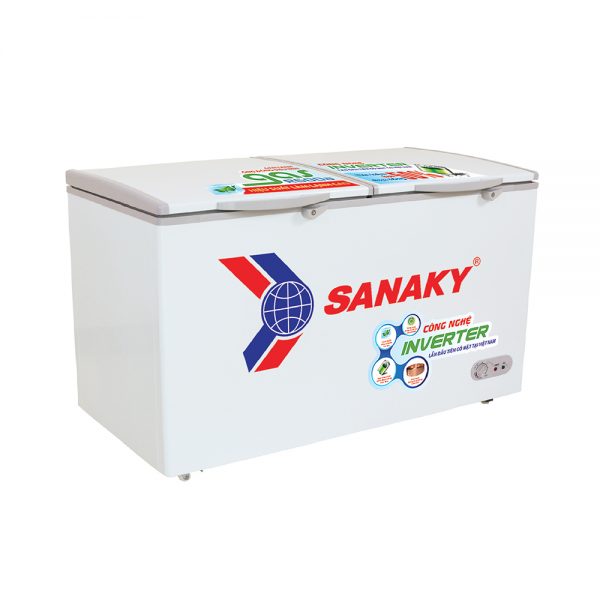 Tủ đông inverter Sanaky VH-5699HY3  thuộc dòng tủ đông thiết kế 1 ngăn 2 cánh