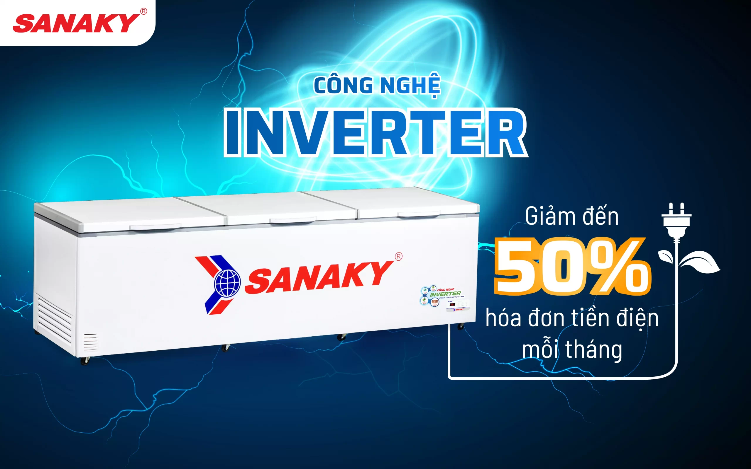 Tủ đông Sanaky VH-1799HY3 Inverter