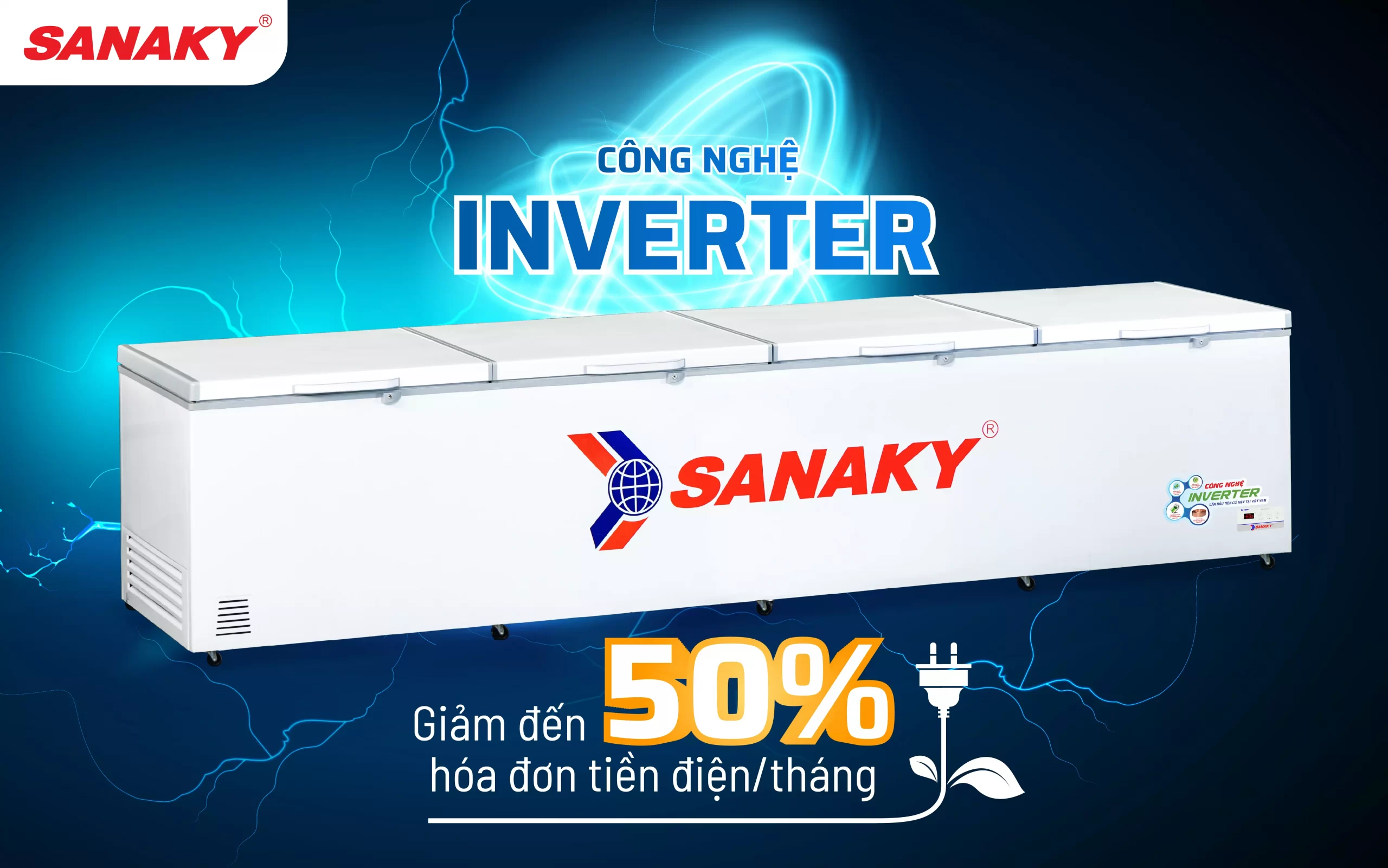 Tủ đông Sanaky VH-2399HY3 Inverter